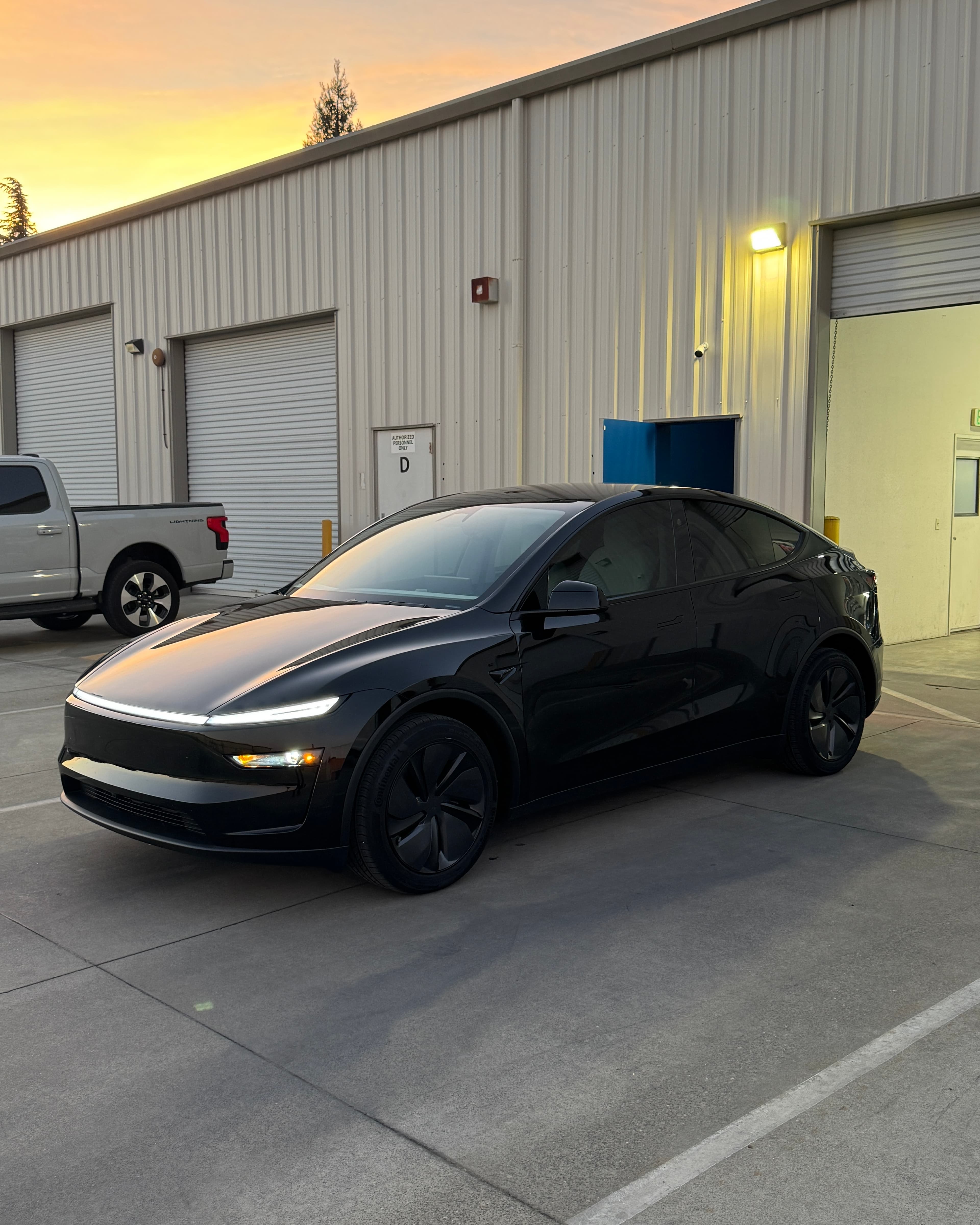 Tesla Model Y black sunset tint at Top Tier Tinting Atwater CA