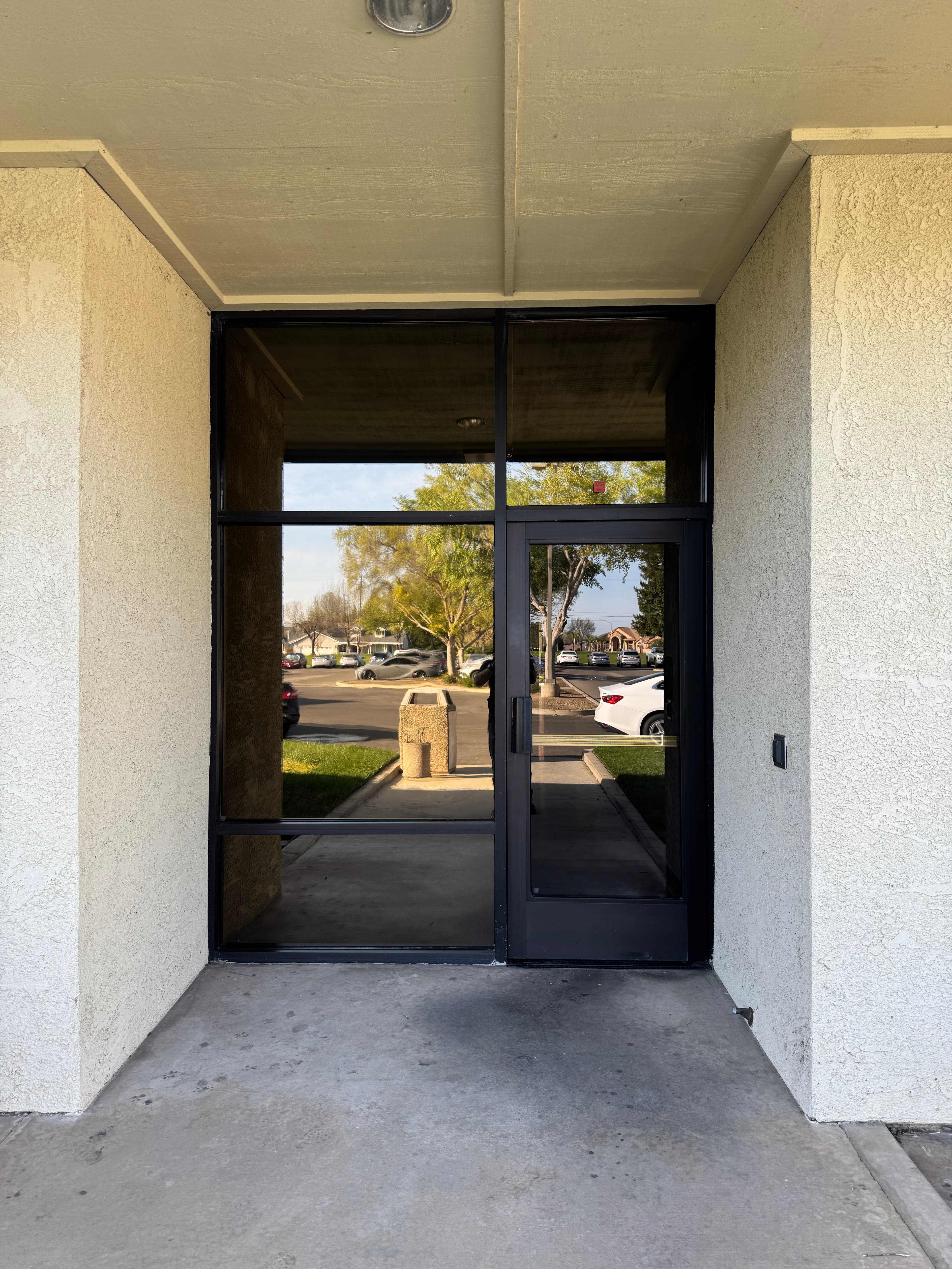 Commercial window tint for Merced County office building