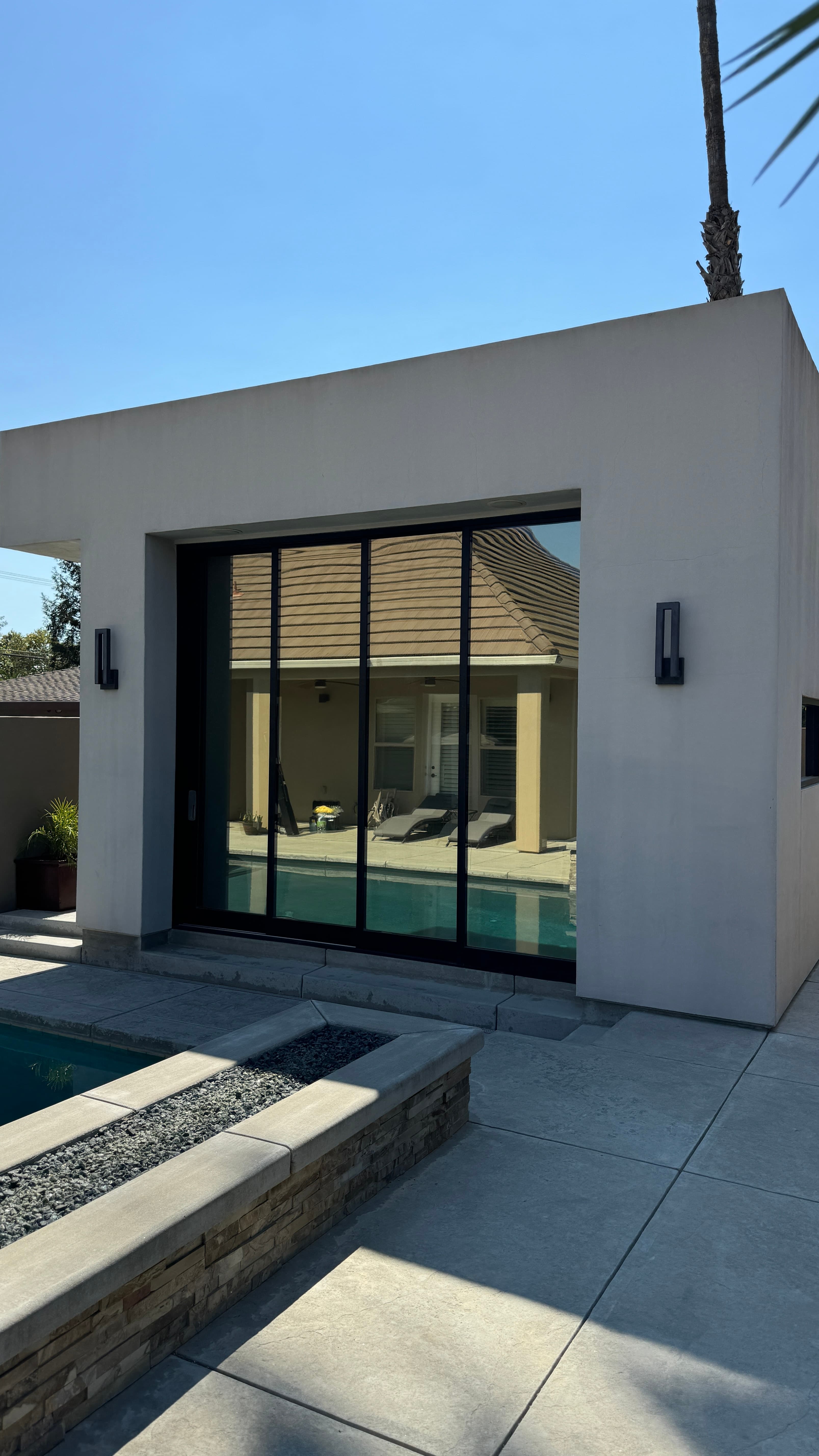 Residential window tint installation on Atwater CA home