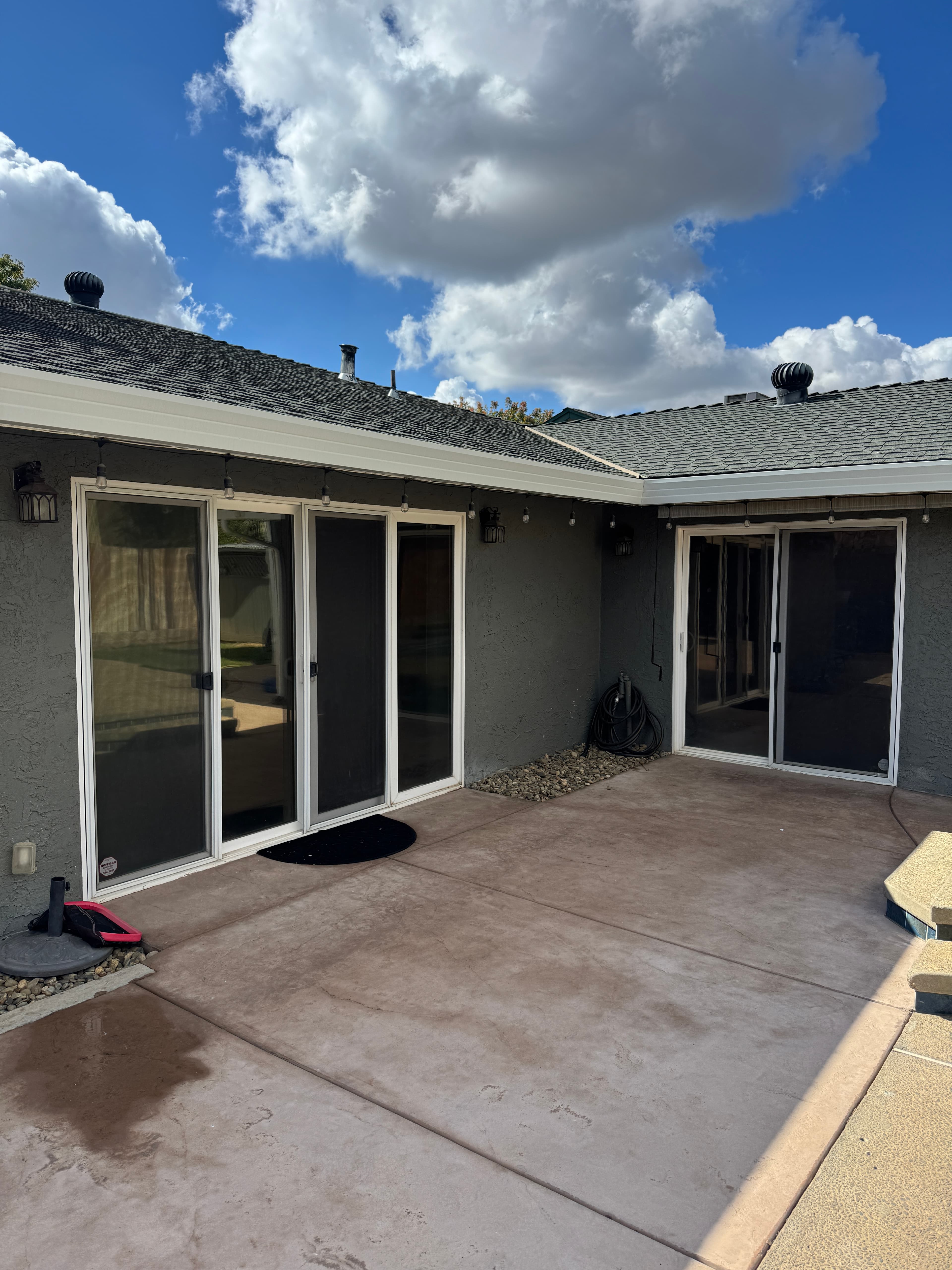 Home window film reducing heat and glare in Merced County residence